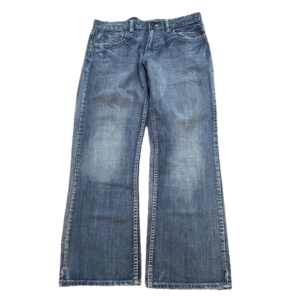 Flypaper Denim Jeans Blue Men's 34/32 Straight Boot Cut